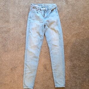 American Eagle Outfitters High Rise Blue Jeans